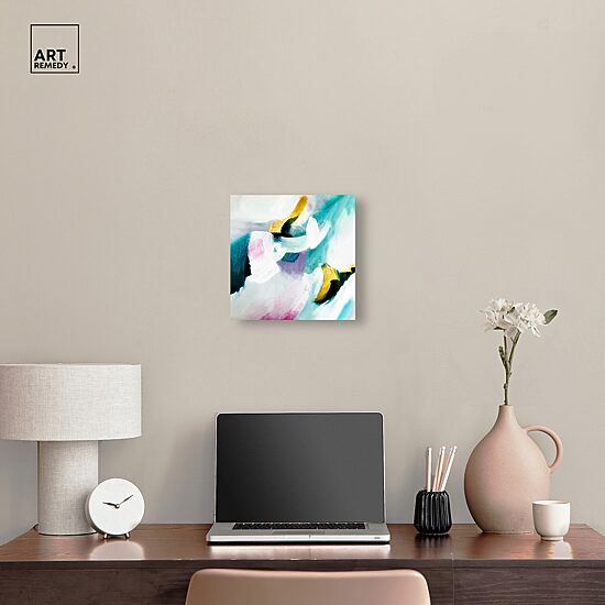ART REMEDY® "Still Violas Ii" Giclee Abstract Canvas Art