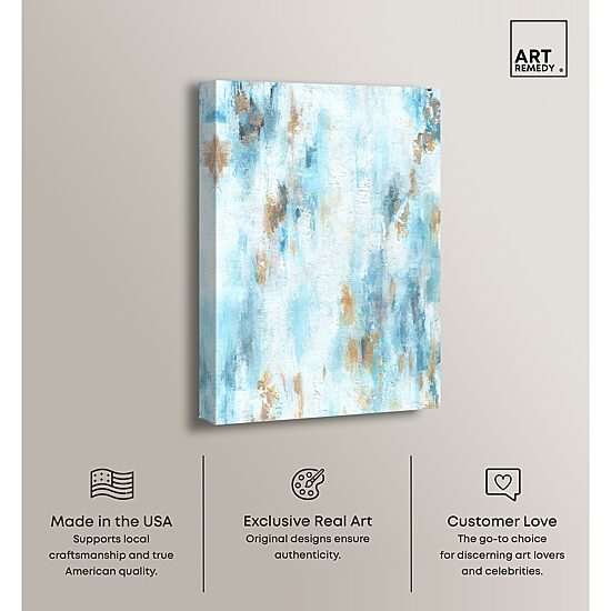 ART REMEDY® "Textured Shades" Giclee Abstract Canvas Art