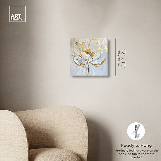 ART REMEDY® "Magnolia Ii" Giclee Floral And Botanical Canvas Art