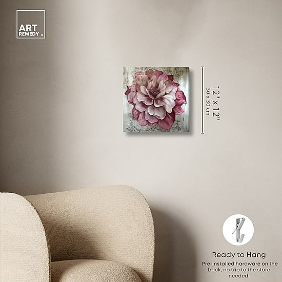 ART REMEDY® "Darla" Giclee Floral And Botanical Canvas Art