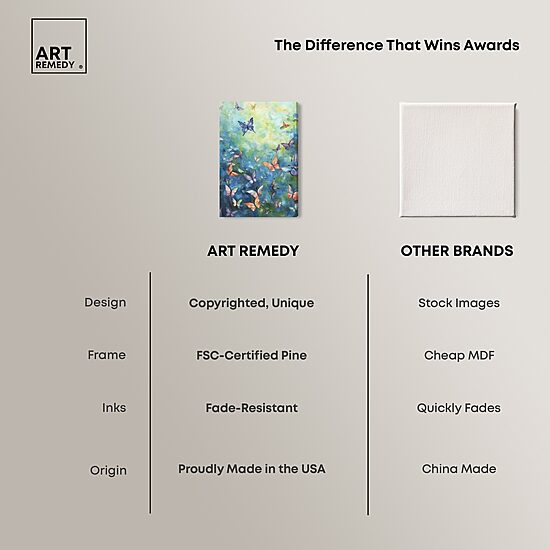 ART REMEDY® "Aesthetic Butterflies" Giclee Animals Canvas Art