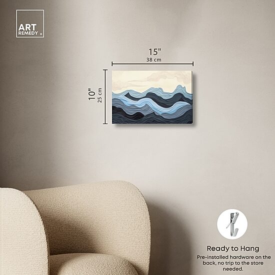 ART REMEDY® "Waverly" Giclee Abstract Canvas Art