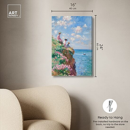 ART REMEDY® "By The Seaside" Giclee Nautical And Coastal Canvas Art