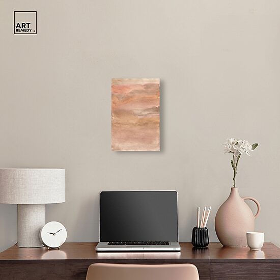 ART REMEDY® "Sienna Pigments Blend" Giclee Abstract Canvas Art