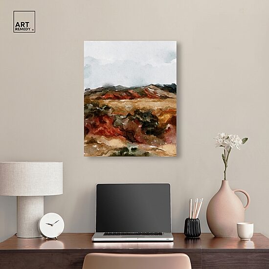 ART REMEDY® "A Campfire" Giclee Nature And Landscape Canvas Art