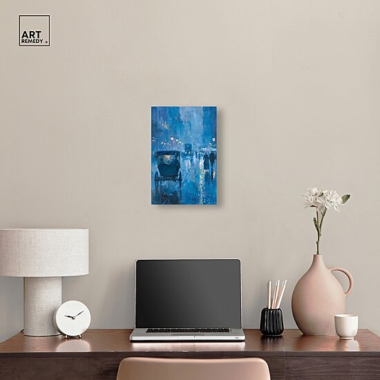 ART REMEDY® "London Nights" Giclee Transportation Canvas Art