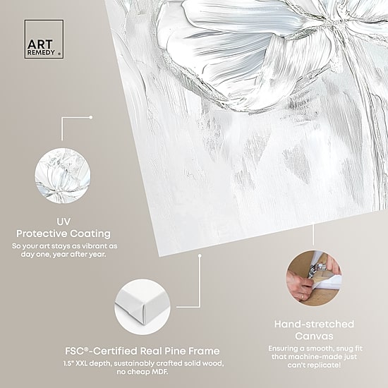ART REMEDY® "Magnolia Ii" Giclee Floral And Botanical Canvas Art