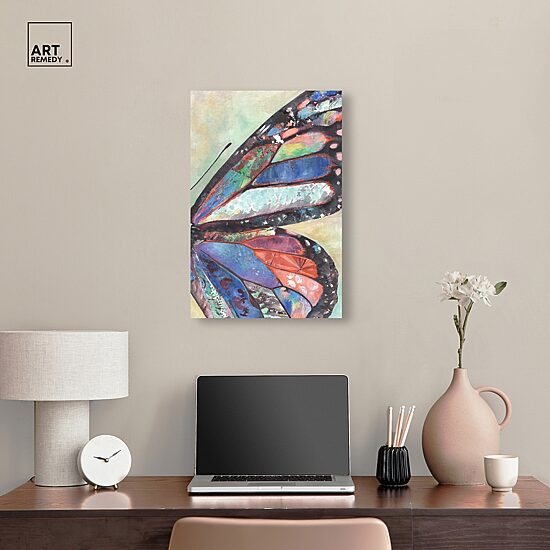 ART REMEDY® "Butterfly Part Ii" Giclee Animals Canvas Art