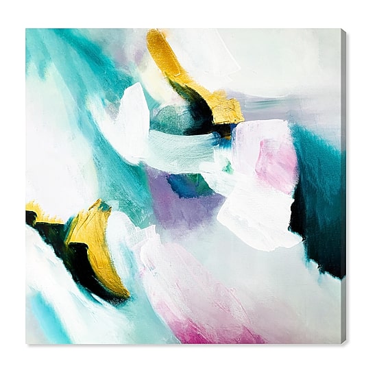 ART REMEDY® "Still Violas" Giclee Abstract Canvas Art
