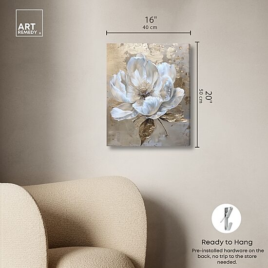 ART REMEDY® "Athenas Flower" Giclee Classic And Figurative Canvas Art