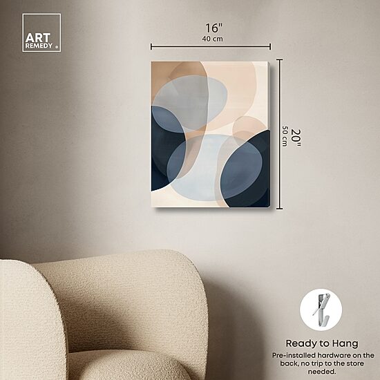 ART REMEDY® "In My Thoughts" Giclee Abstract Canvas Art