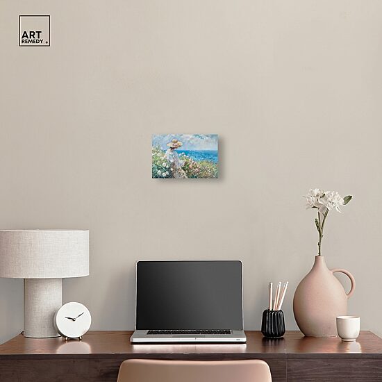 ART REMEDY® "Gentle Sea" Giclee Nautical And Coastal Canvas Art