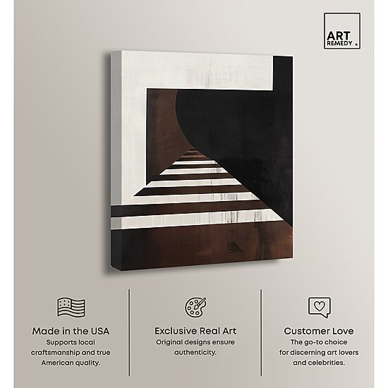 ART REMEDY® "Vertigo" Giclee Abstract Canvas Art