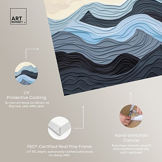 ART REMEDY® "Waverly" Giclee Abstract Canvas Art