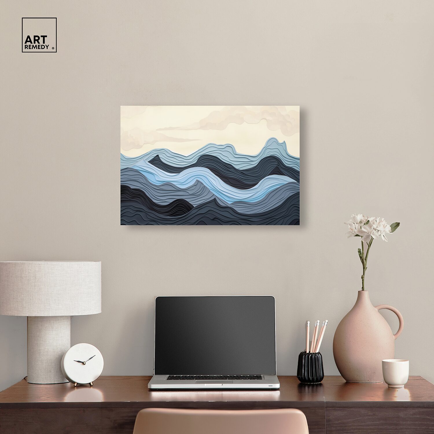 ART REMEDY® "Waverly" Giclee Abstract Canvas Art