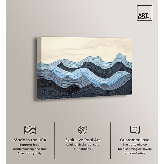 ART REMEDY® "Waverly" Giclee Abstract Canvas Art