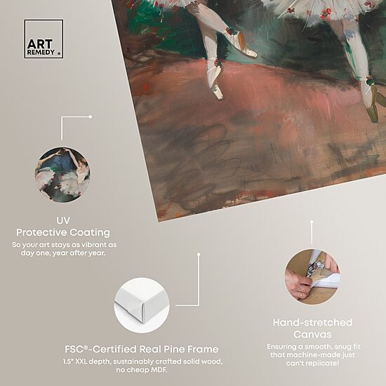 ART REMEDY® "Classical Ballerinas" Giclee Music And Dance Canvas Art