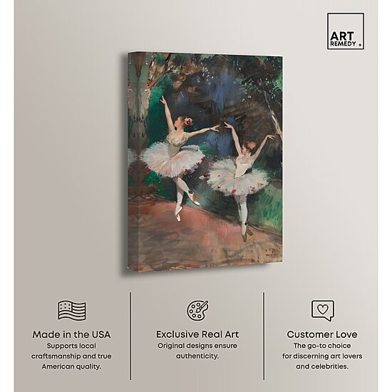 ART REMEDY® "Classical Ballerinas" Giclee Music And Dance Canvas Art