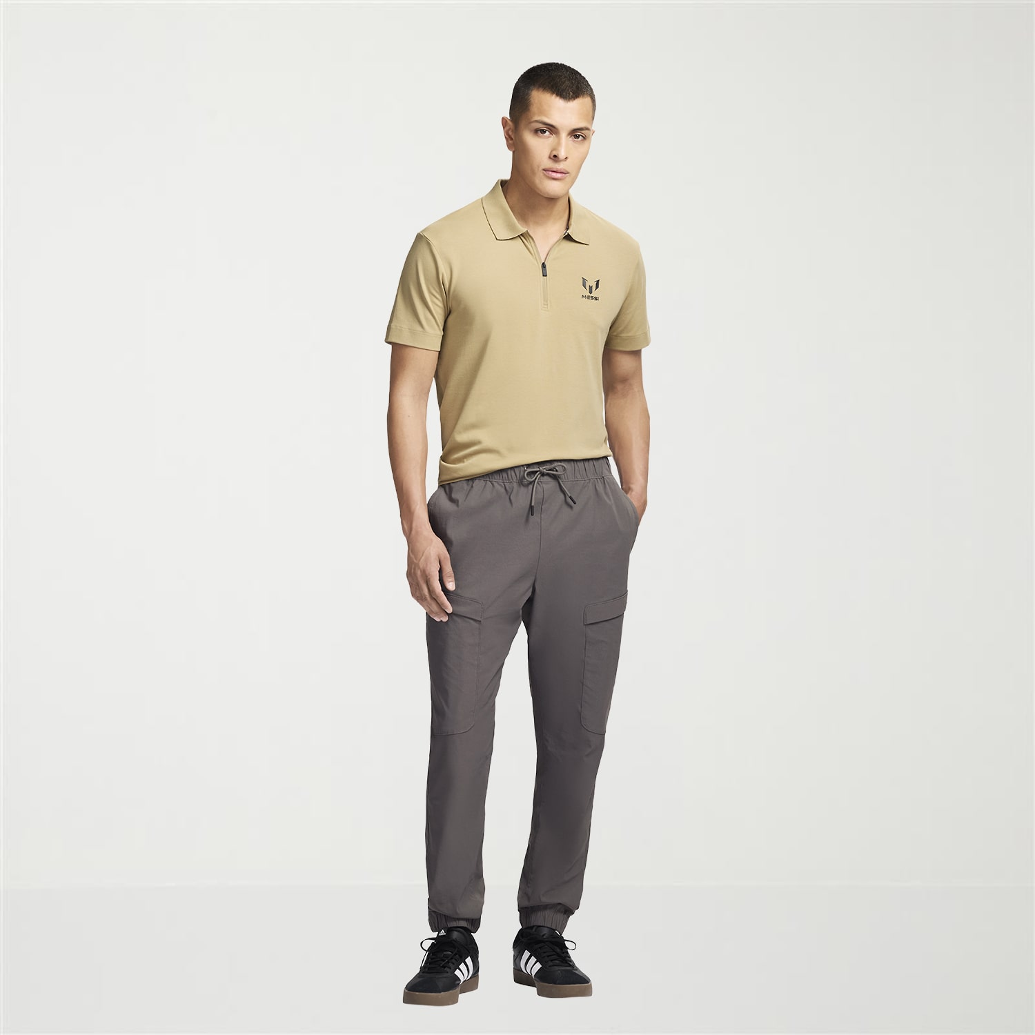 MESSI Collection Mens Regular Fit Active Cargo Pant