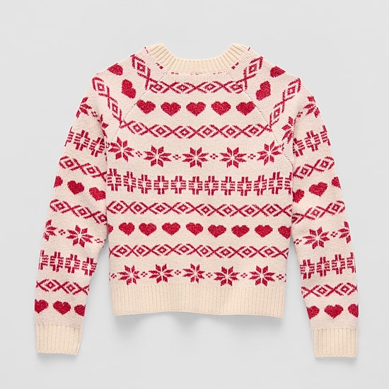 Thereabouts Little & Big Kid Girls Crew Neck Long Sleeve Pullover Sweater