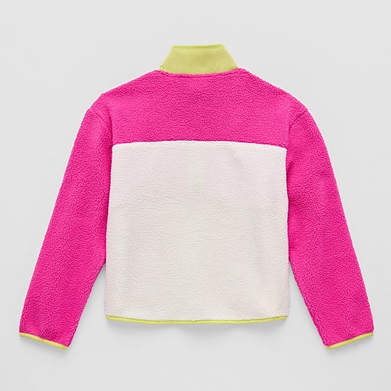 Xersion Little & Big Kid Girls Mock Neck Long Sleeve Active Quarter-Zip Pullover