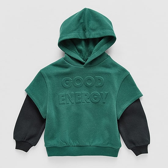 Grayson Little Toddler Boys Long Sleeve Fleece Hoodie
