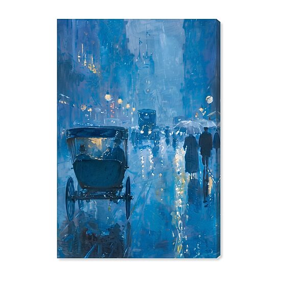ART REMEDY® "London Nights" Giclee Transportation Canvas Art