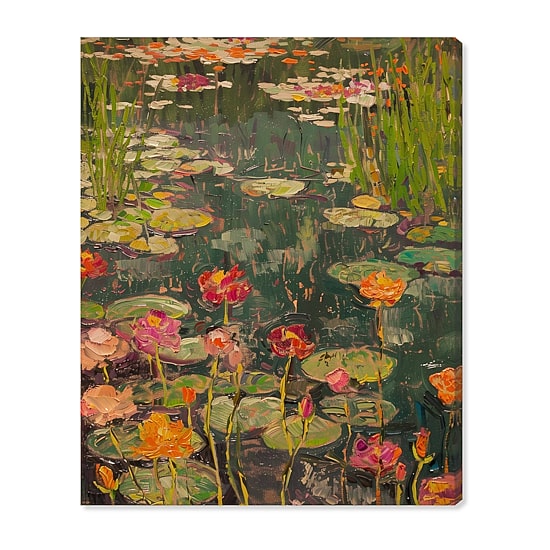 ART REMEDY® "Afternoon Visit" Giclee Nature And Landscape Canvas Art