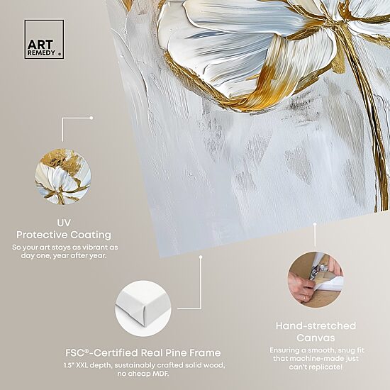 ART REMEDY® "Magnolia Ii" Giclee Floral And Botanical Canvas Art