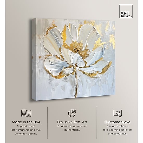 ART REMEDY® "Magnolia Ii" Giclee Floral And Botanical Canvas Art