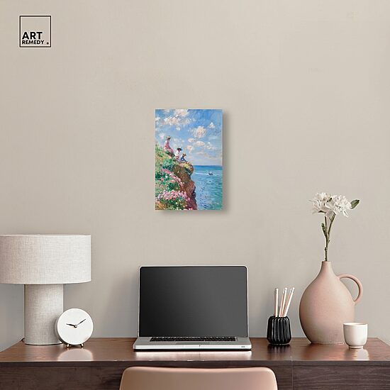 ART REMEDY® "By The Seaside" Giclee Nautical And Coastal Canvas Art