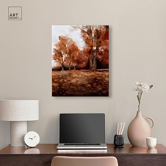 ART REMEDY® "November Landscape" Giclee Nature And Landscape Canvas Art