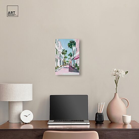 ART REMEDY® "Down The Avenue" Giclee Cities And Skylines Canvas Art