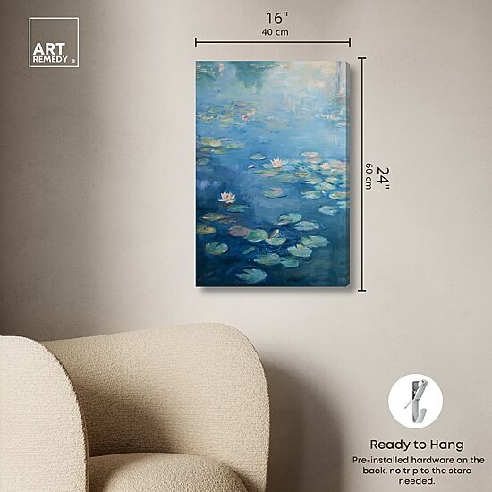 ART REMEDY® "Morning Dew Panoramic" Giclee Classic And Figurative Canvas Art