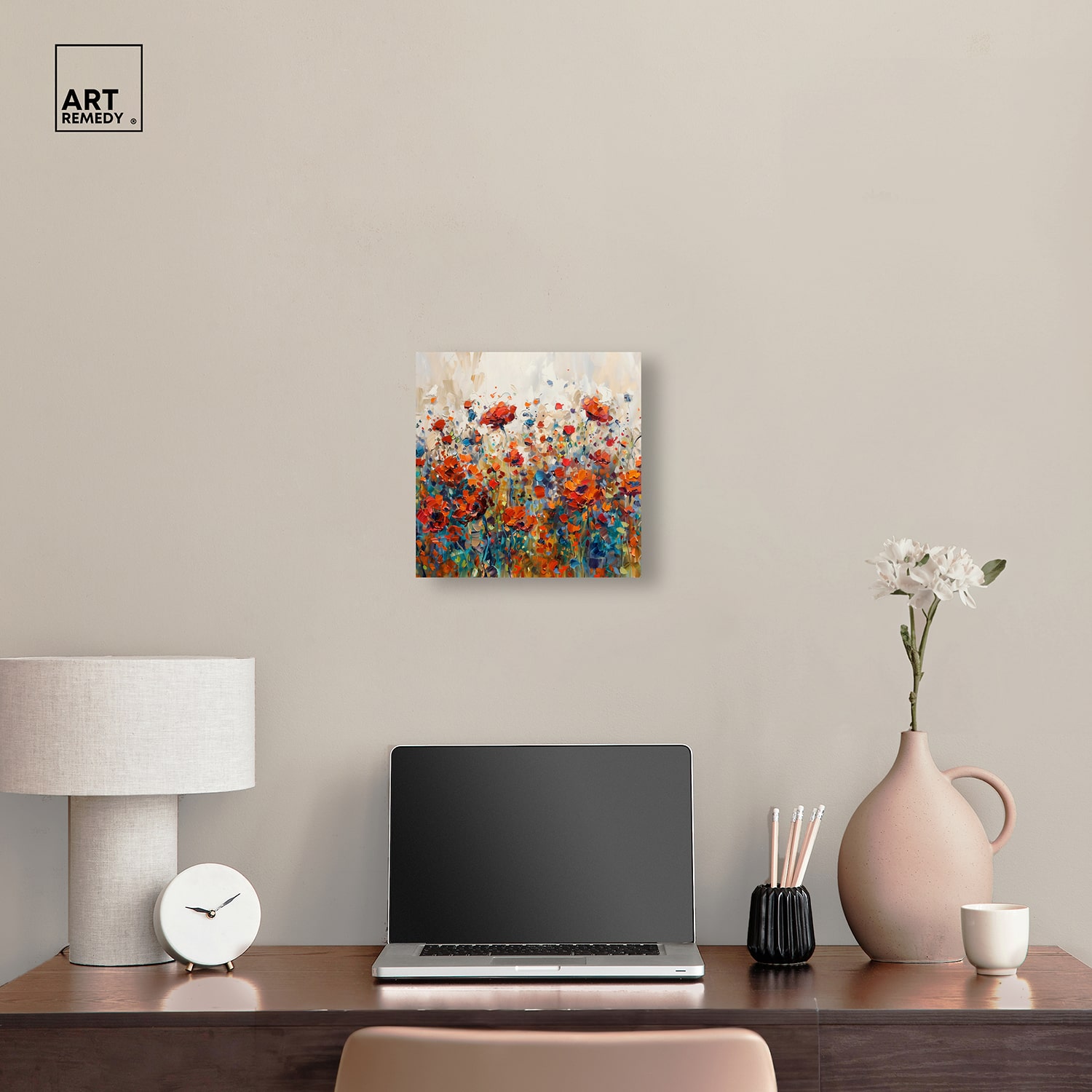 ART REMEDY® "Beautiful Garden Bloom" Giclee Floral And Botanical Canvas Art