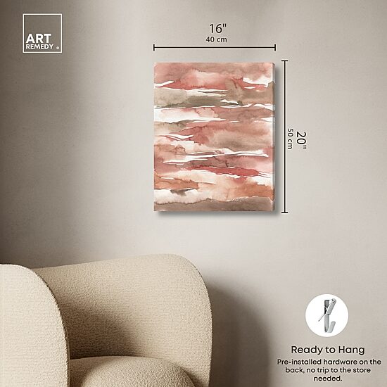 ART REMEDY® "Tone Tinted Powders" Giclee Abstract Canvas Art