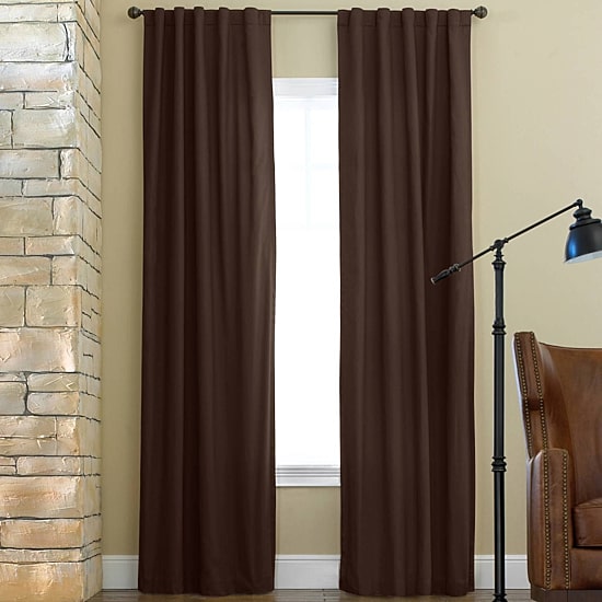 JCPenney Home Jenner Energy Saving Light-Filtering Back Tab Single Curtain Panel