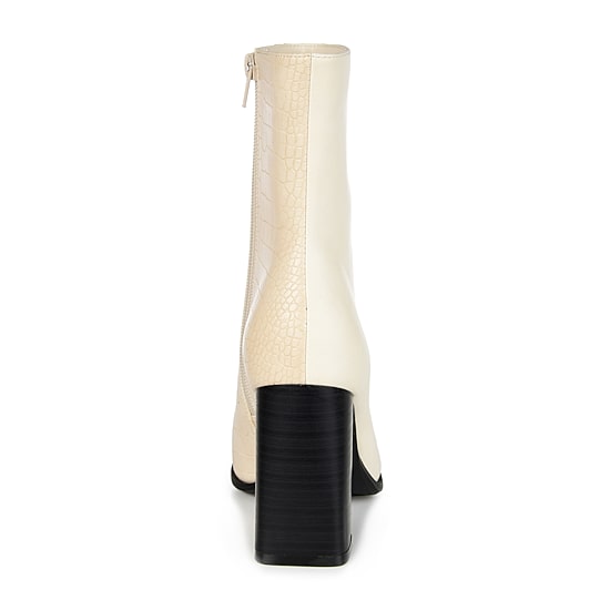 Journee Collection Womens January Stacked Heel Booties