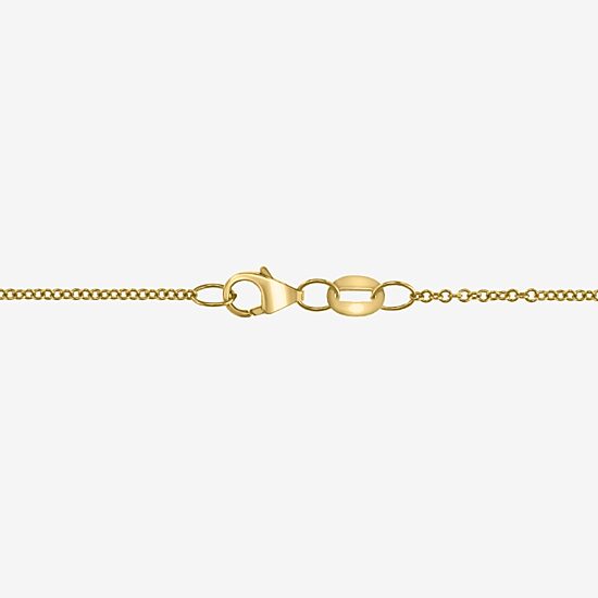 Effy Final Call Womens 1/4 CT. T.W. Natural Diamond 14K Gold 18 Inch Pendant Necklace