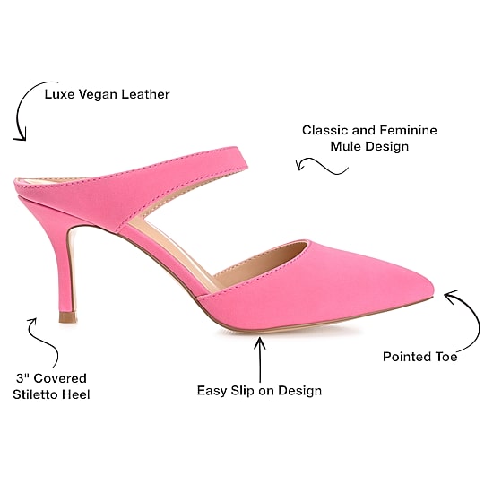 Journee Collection Maevali Womens Pointed Closed Toe Stiletto Heel Pumps