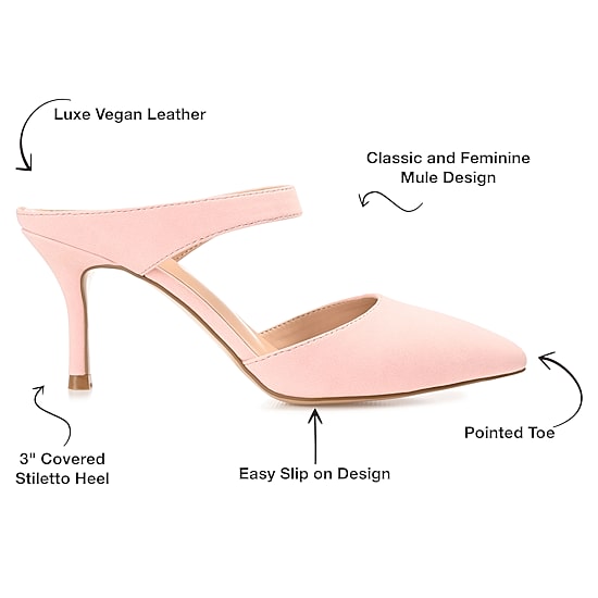 Journee Collection Maevali Womens Pointed Closed Toe Stiletto Heel Pumps
