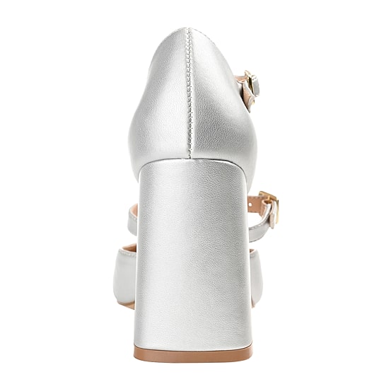 Journee Collection Isadorah-Wd Womens Square Closed Toe Block Heel Pumps