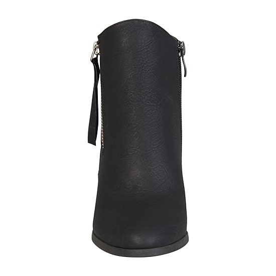 Journee Collection Womens Vally Stacked Heel Booties