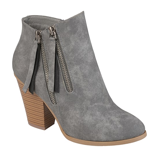 Journee Collection Womens Vally Stacked Heel Booties