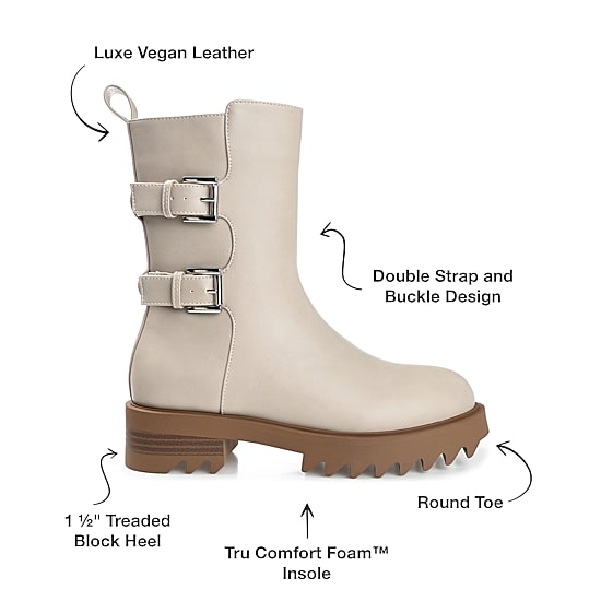Journee Collection Womens Yasmine Block Heel Booties