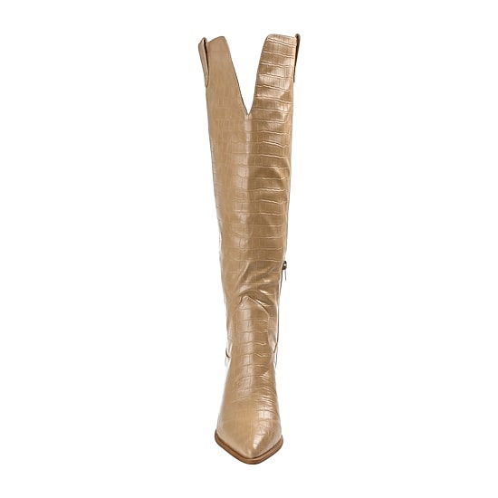 Journee Collection Womens Therese Stacked Heel Cowboy Boots