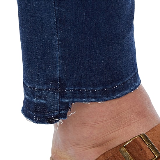A.N.A Womens Plus High Rise Ripped Stretch Fabric Skinny Fit Jegging Jean
