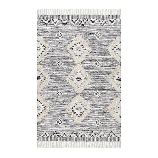 nuLoom Moroccan Textured Shaggy Wool Woven Area Rug