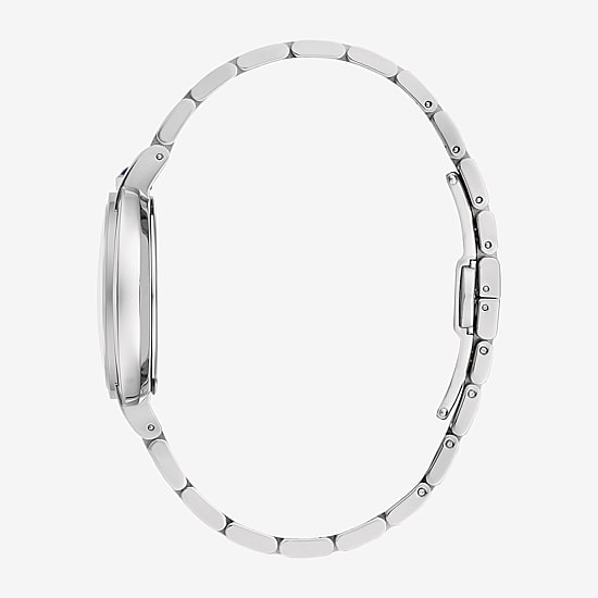 Bulova Womens Silver Tone Stainless Steel Bracelet Watch 96l331