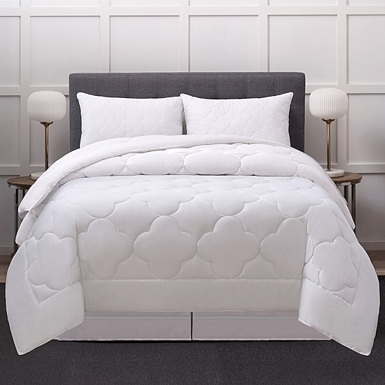Allied Home Billowy Clouds Quilted Midweight Down Alternative Hypoallergenic Comforter